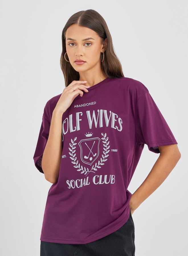 Styli Graphic Print Short Sleeve Oversized T-Shirt - Image 3